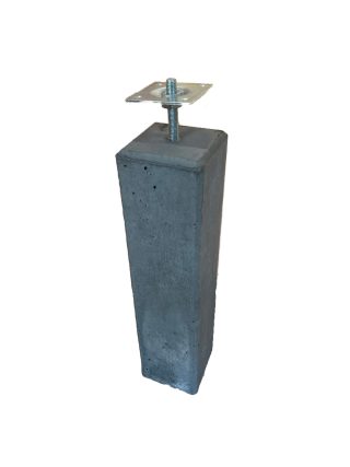 Betonpoer 14x14x58 vellingkant