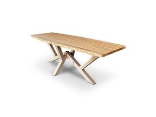 Tuintafel Oval-Cross